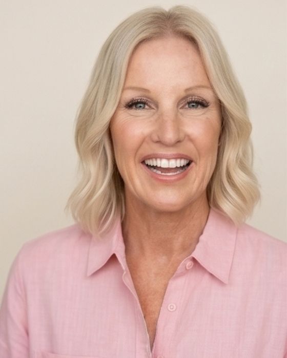 Studio headshot, second look
